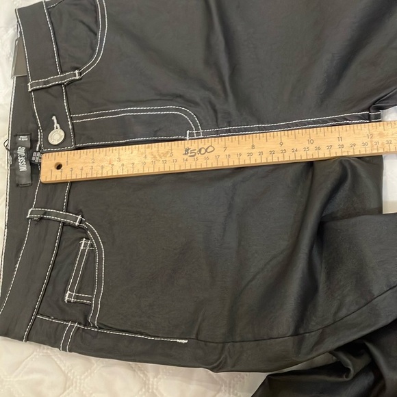 Missguided size 6 women’s Black Skinny Jeans look leggings - Picture 9 of 16